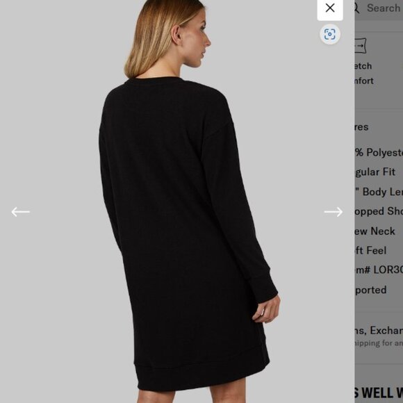 NEW! 32 Degrees Women's Crew Neck Sweater Dress - Picture 3 of 4